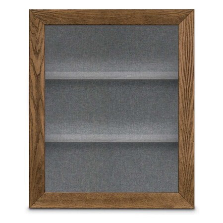 United Visual Products Outdoor Enclosed Combo Board, 42"x32", Gold Frame/Black & Buff UVCB4232ODG-BLACK-BUFF